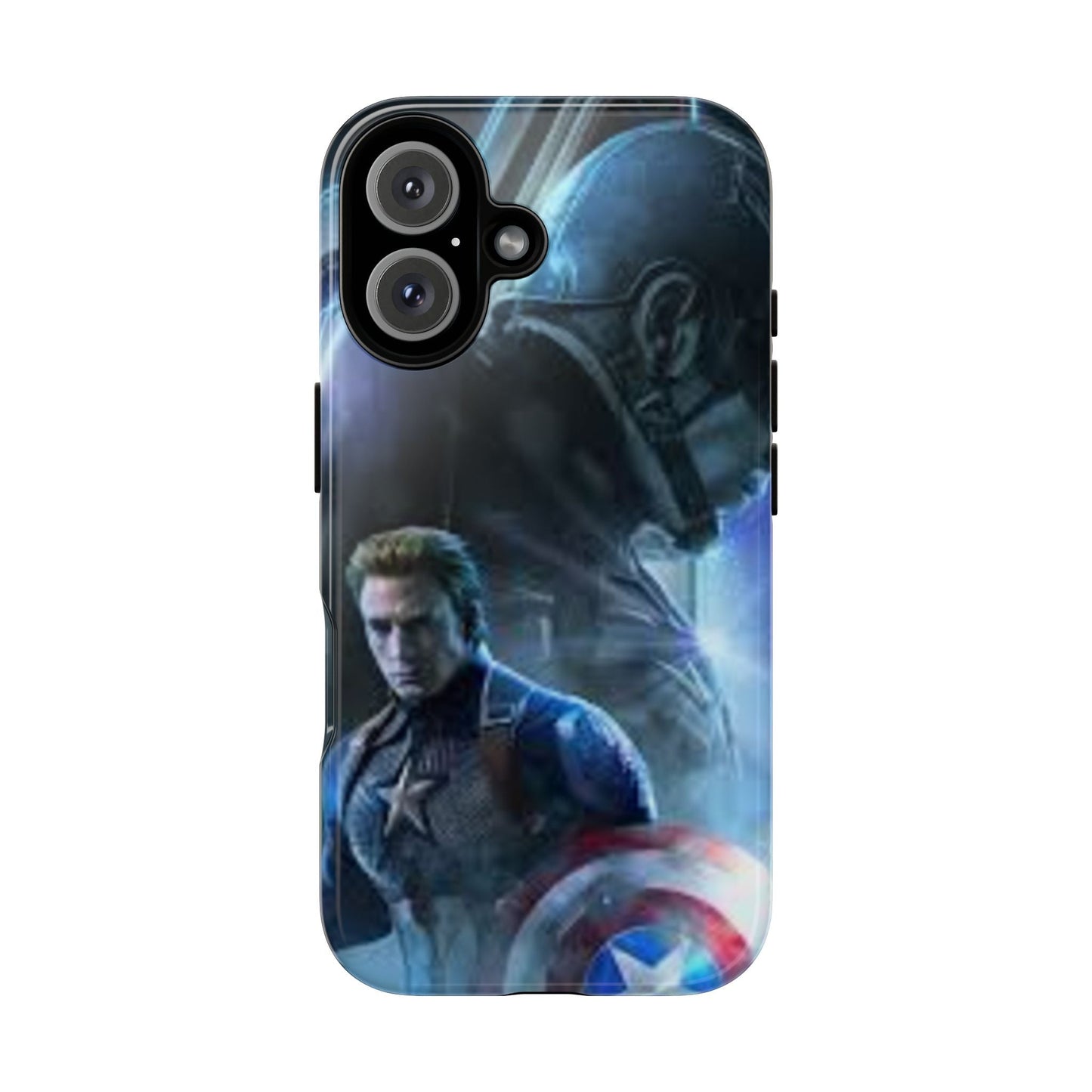 Stylish captain america Phone Case with Hero Design, Tough Cases for Marvel Fans, Gift for Geeks, Unique Mobile Accessory, Durable Protection Printify