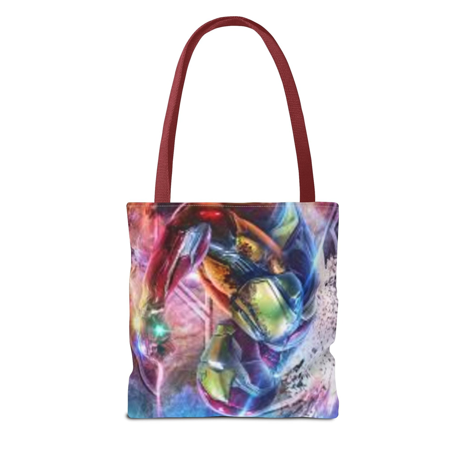 Iron Man Inspired Tote Bag - Superhero Shopper, Comic Book Lover, Gift for Marvel Fans, Everyday Use, AOP Design Printify
