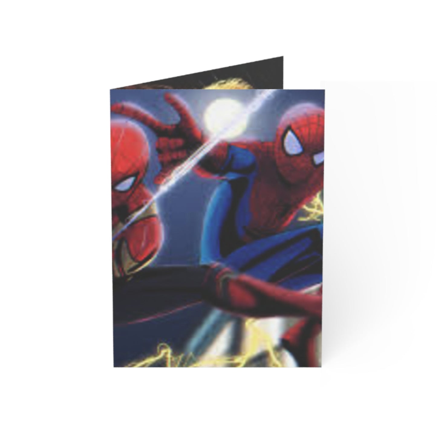 Superhero Greeting Cards | Spiderman Card Set for Birthdays, Anniversaries, Kids' Celebrations, Everyday Notes, Comic Fans Printify