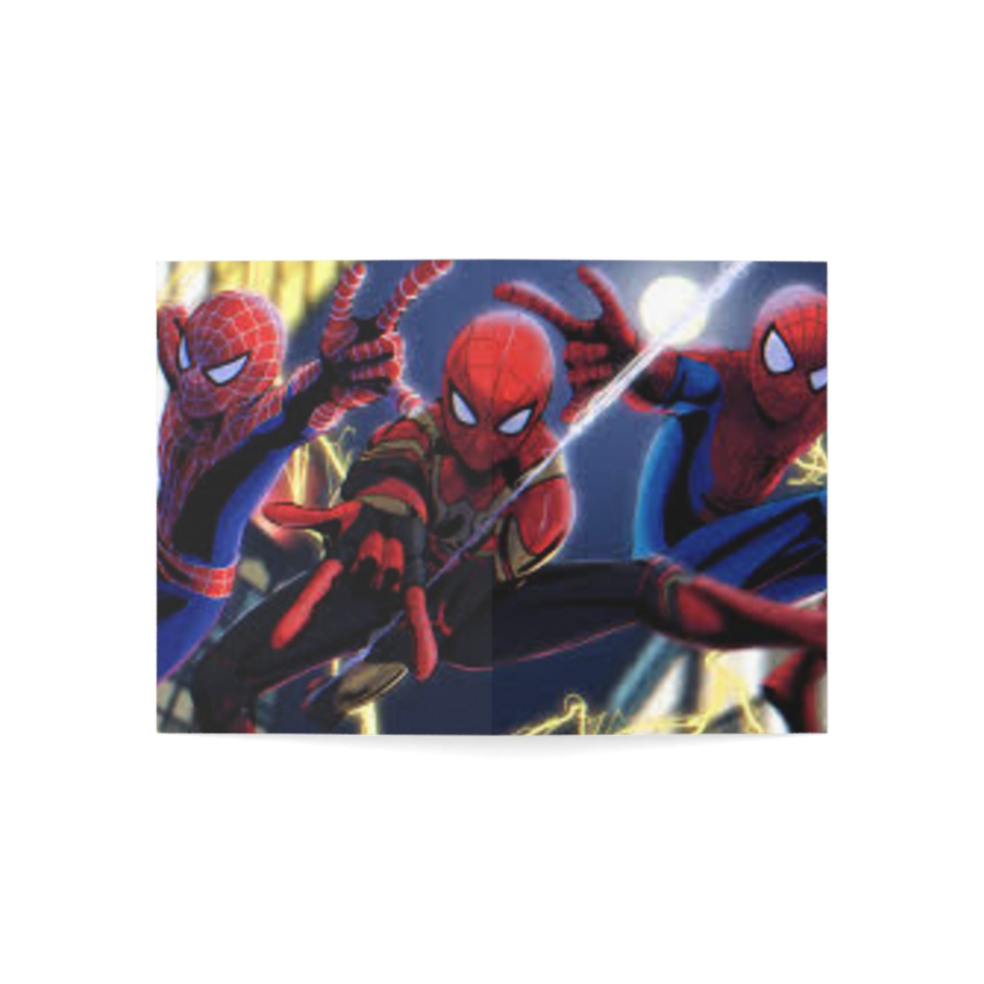 Superhero Greeting Cards | Spiderman Card Set for Birthdays, Anniversaries, Kids' Celebrations, Everyday Notes, Comic Fans Printify