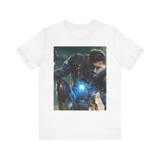 Iron Man Graphic Tee, Superhero Shirt, Marvel Fan Gift, Unisex T-Shirt, Birthday Apparel, Comic Con Merch, Casual Wear Printify