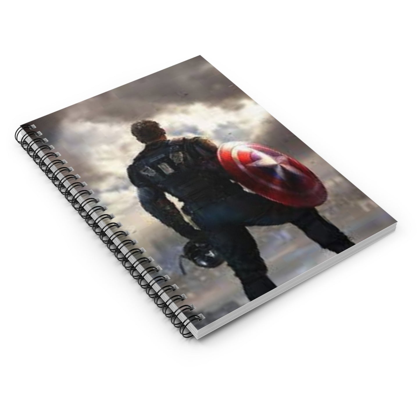Superhero Spiral Notebook - Ruled Line, Captain-inspired Notepad, Gift for Comic Fans, Journaling, Back to School, Study Companion Printify