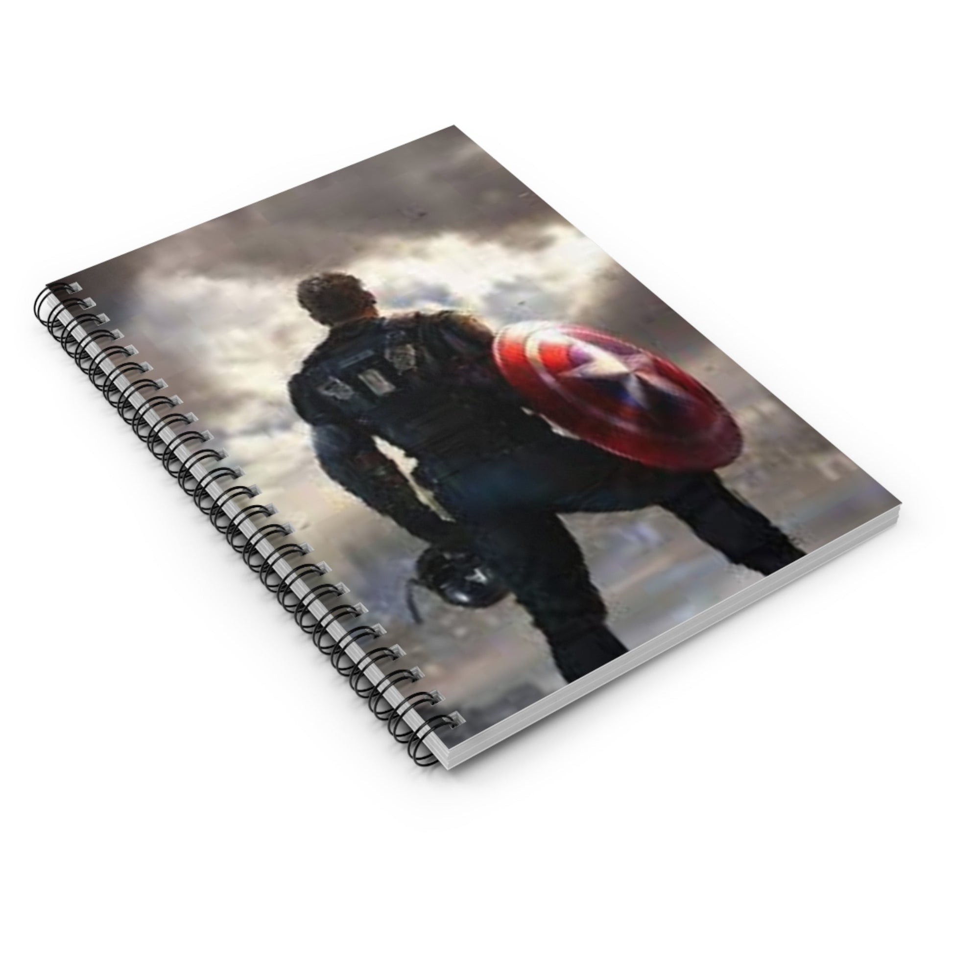 Superhero Spiral Notebook - Ruled Line, Captain-inspired Notepad, Gift for Comic Fans, Journaling, Back to School, Study Companion Printify