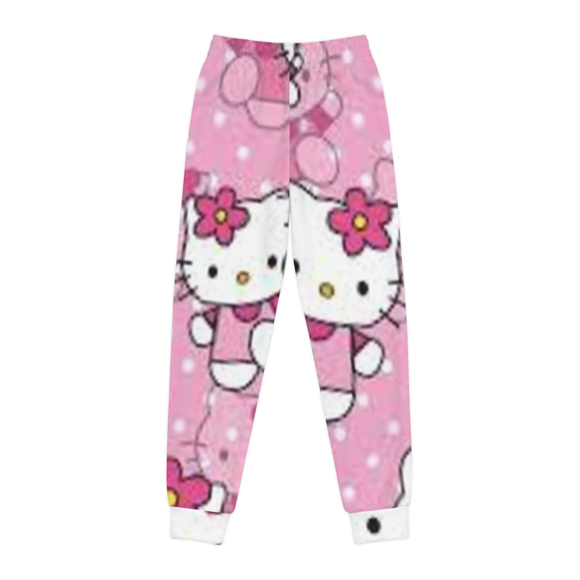 Hello Kitty Youth Joggers - Cute & Comfy Sweatpants for Kids, Lounge Pants, Playwear, Birthday Gift, Everyday Comfort Printify