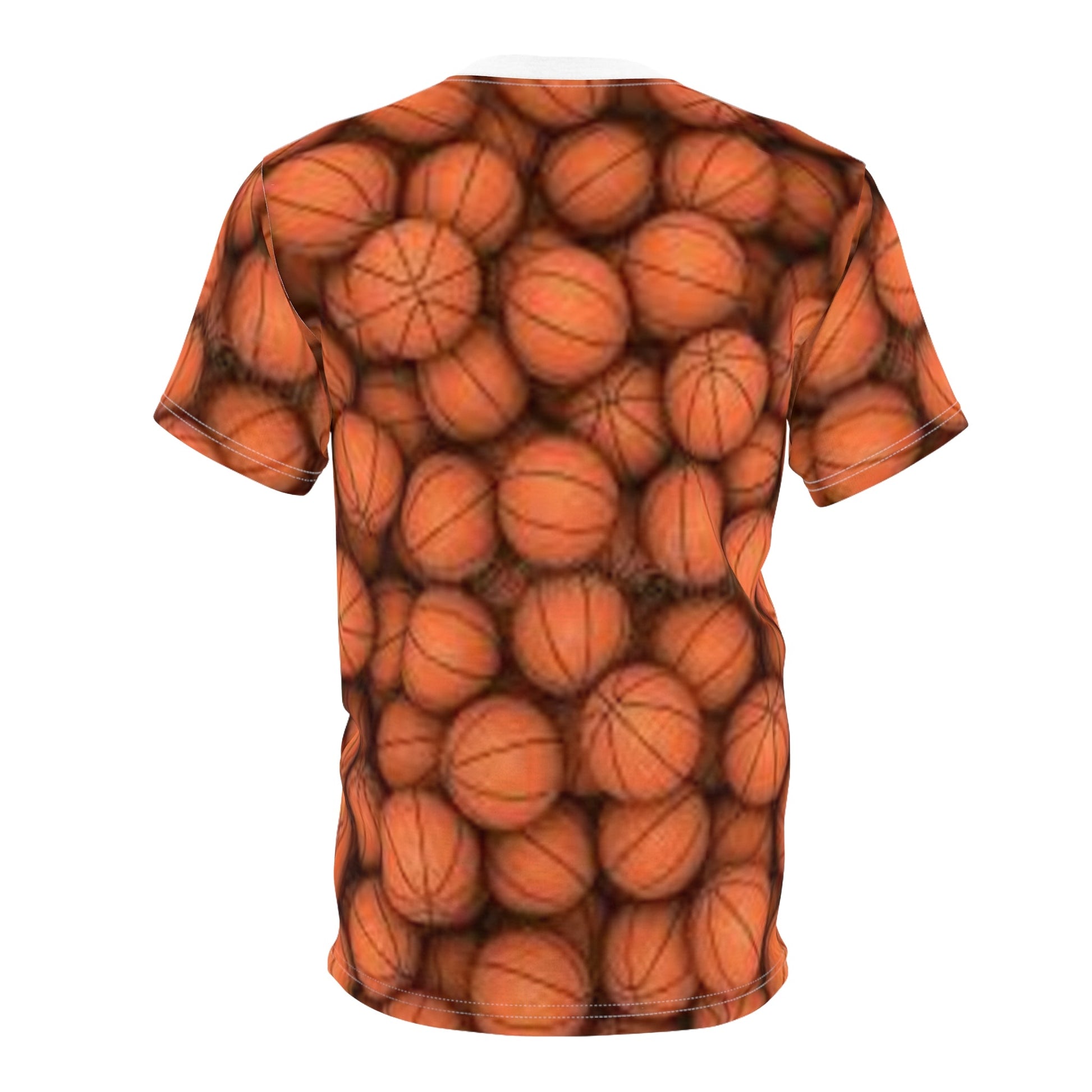 Basketball Print Unisex Tee, Perfect Gift for Sports Lovers, Gym Wear, Game Day Apparel, Unique Basketball Fan Shirt Printify