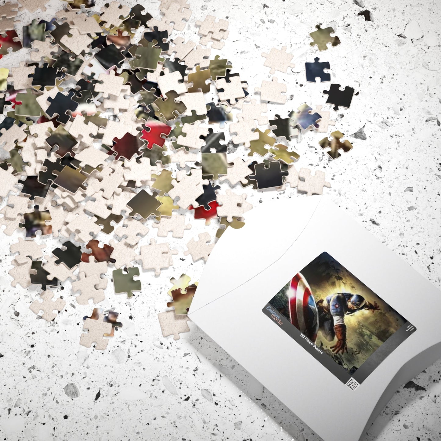 Heroic Puzzle Adventure - Marvel-Themed Jigsaw Puzzle for Fans, 110, 252, 520, 1014-Piece Family Fun, Gift for Kids, Collectible Decor Printify