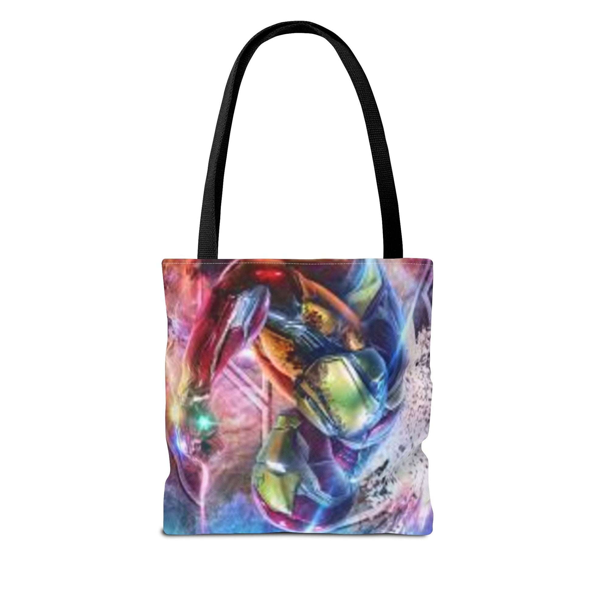 Iron Man Inspired Tote Bag - Superhero Shopper, Comic Book Lover, Gift for Marvel Fans, Everyday Use, AOP Design Printify