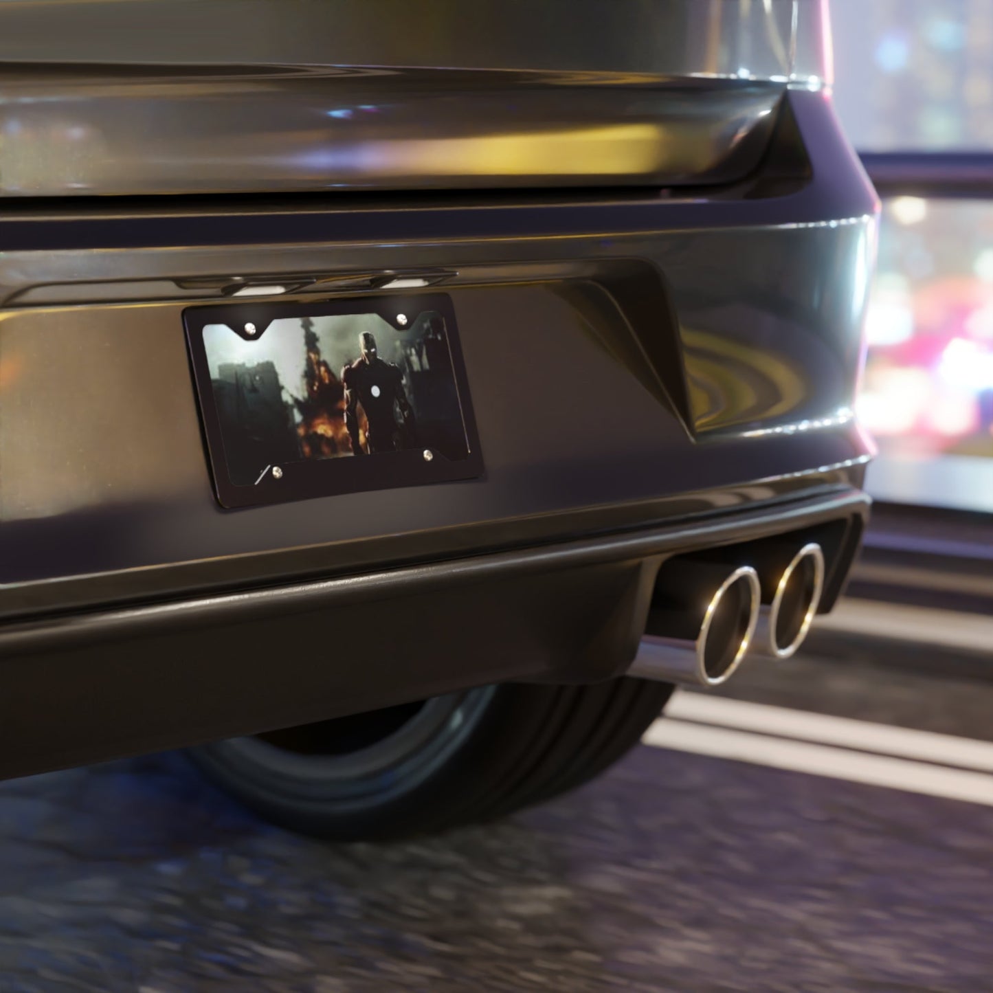 Customizable Vanity Plate for Car Enthusiasts, Unique License Plate, Personalized Auto Decor, Ideal Gift for Birthdays, Holidays Printify