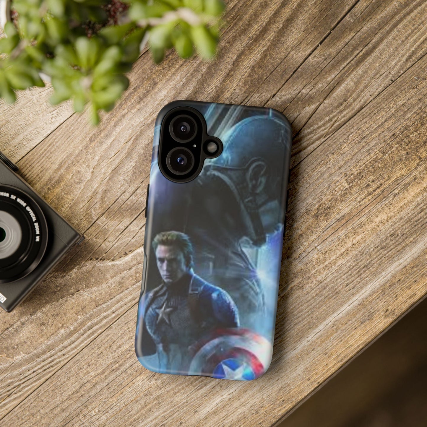 Stylish captain america Phone Case with Hero Design, Tough Cases for Marvel Fans, Gift for Geeks, Unique Mobile Accessory, Durable Protection Printify