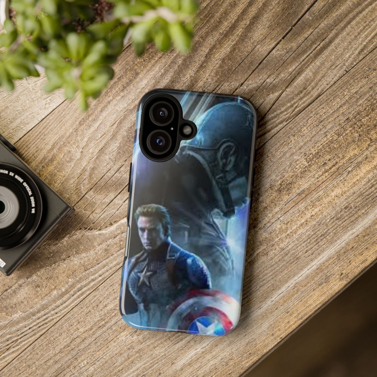 Stylish captain america Phone Case with Hero Design, Tough Cases for Marvel Fans, Gift for Geeks, Unique Mobile Accessory, Durable Protection Printify