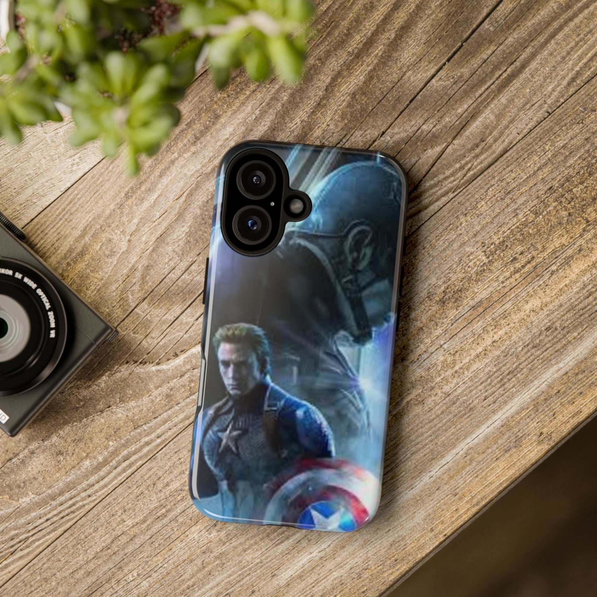 Stylish captain america Phone Case with Hero Design, Tough Cases for Marvel Fans, Gift for Geeks, Unique Mobile Accessory, Durable Protection Printify