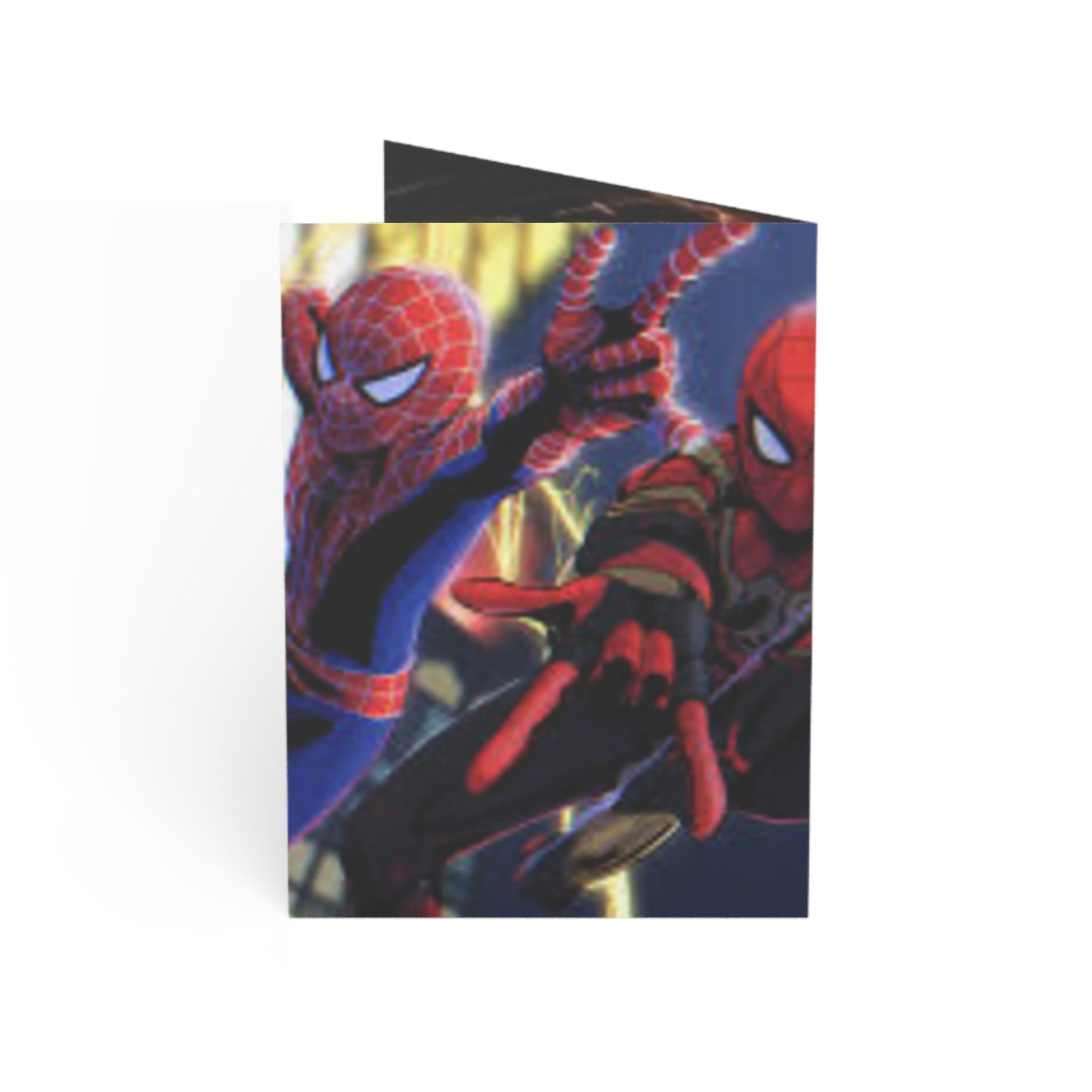 Superhero Greeting Cards | Spiderman Card Set for Birthdays, Anniversaries, Kids' Celebrations, Everyday Notes, Comic Fans Printify