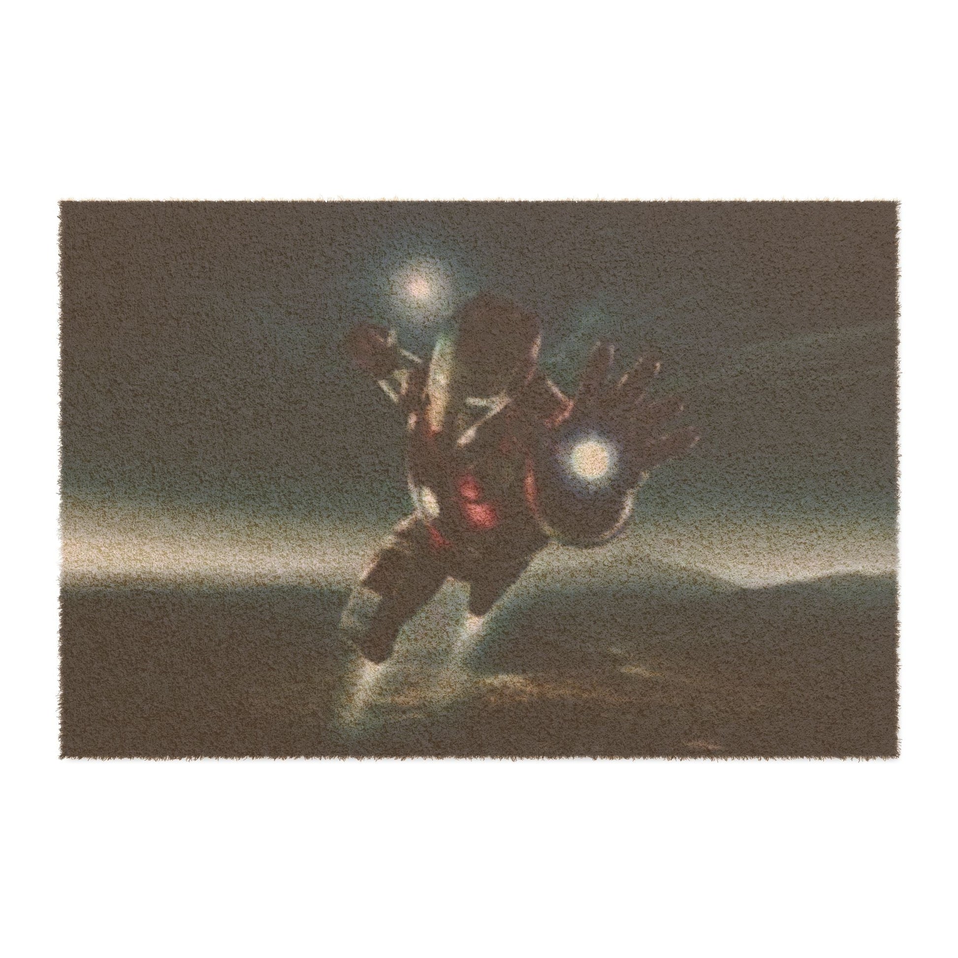 Iron Man Superhero Doormat, Welcome Mat, Comic Book Decor, Avengers Gift, Home Entrance Rug Printify