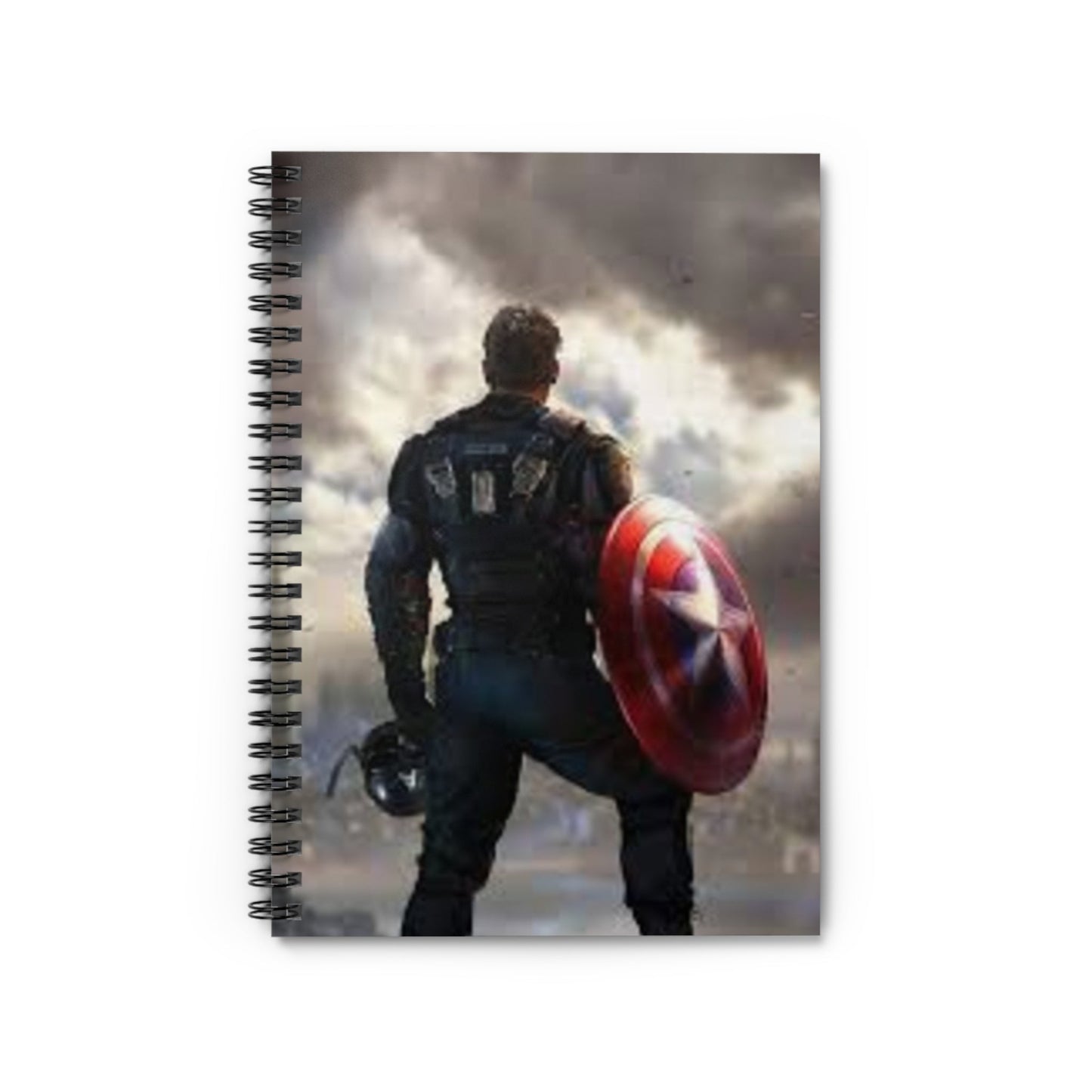 Superhero Spiral Notebook - Ruled Line, Captain-inspired Notepad, Gift for Comic Fans, Journaling, Back to School, Study Companion Printify