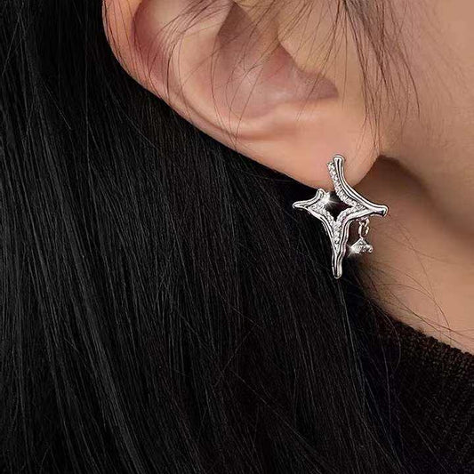 Asterism Rhinestone Earrings My Store