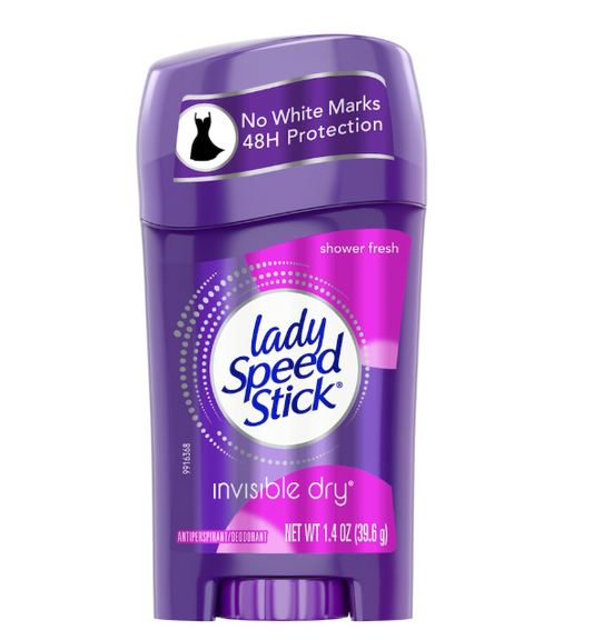 Lady Speed Stick Invisible Dry Shower Fresh Deodorant and Antiperspirant, 1.4-oz. Eversky Store