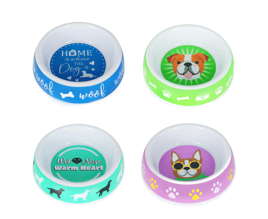 Greenbrier Kennel Club Printed Melamine Dog Bowls, 7x1.75-in. Eversky Store