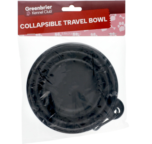 Greenbrier Kennel Club Collapsible Travel Bowl, 1-ct. Eversky Store