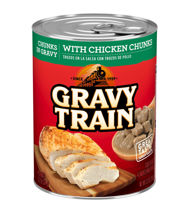 Gravy Train Chunks in Gravy Wet Dog Food with Chicken Chunks, 13.2-oz. Can Eversky Store
