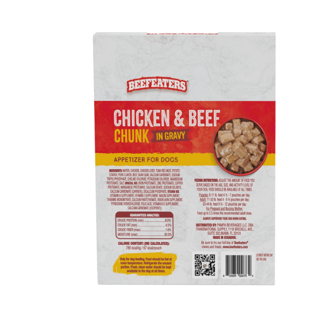 Beefeaters Chicken & Beef Delicatessen Dog Food, 3-ct. Box Eversky Store