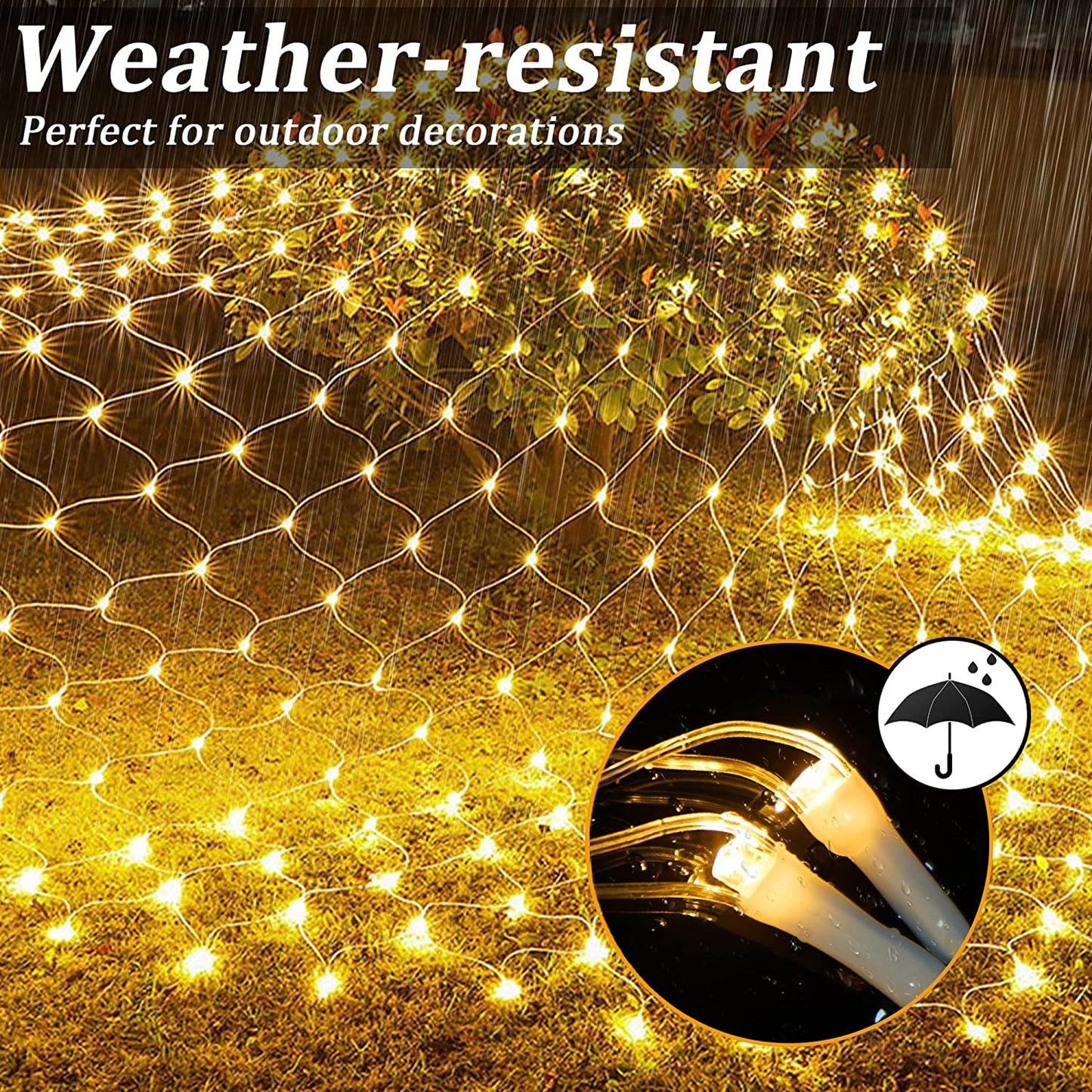 Net Mesh Solar Fairy Lights My Store