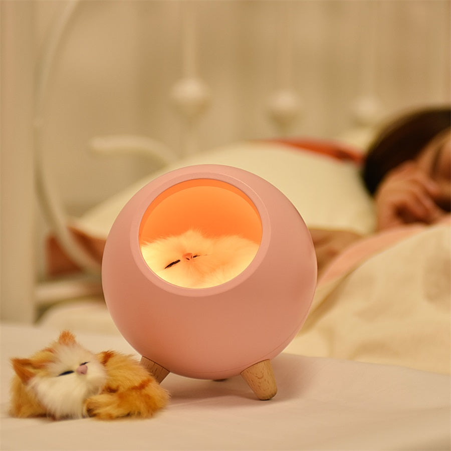LED Cat Light USB Touch Night Llight Bionic Cat Stepless Dimming Atmosphere Night Light Room Decoration Lamp Holiday Gift My Store